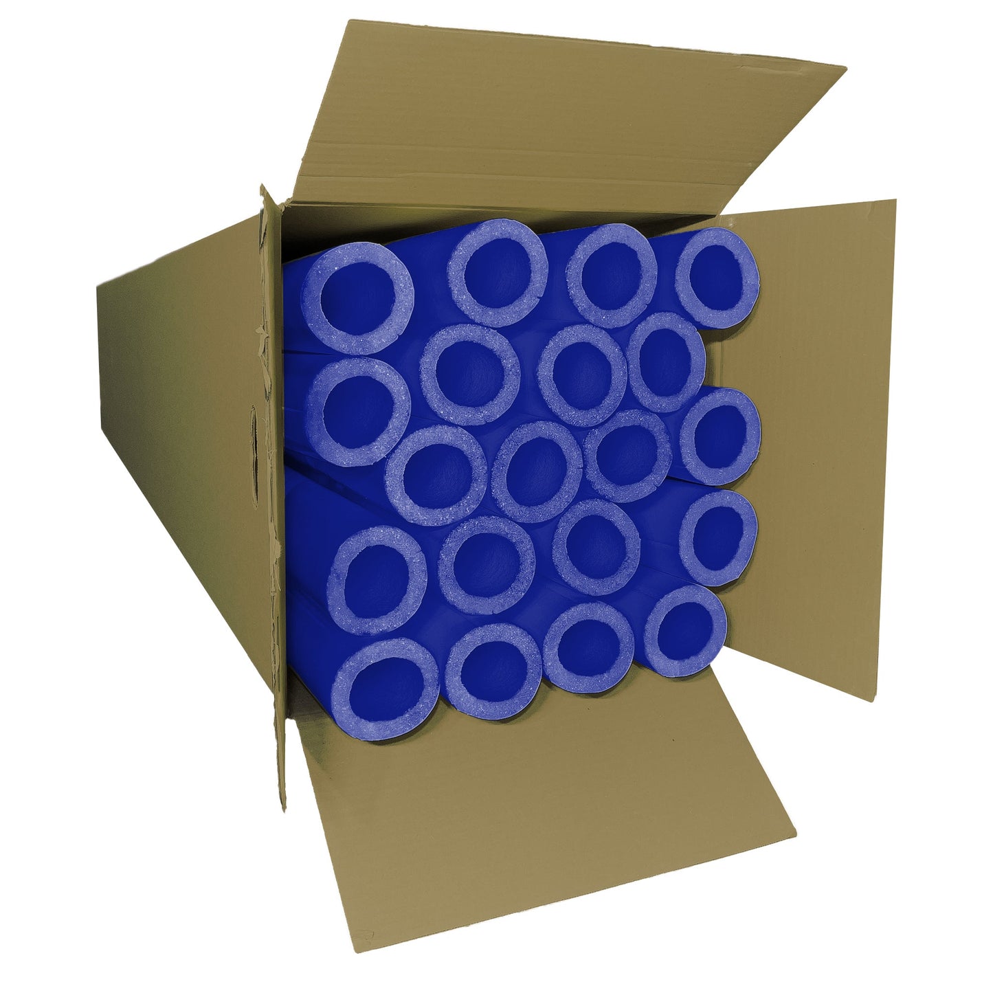 Oodles of Noodles Tough Skin Foam Clamp Padding 96 Inches Long Lasting Protection Indoor & Outdoor - 20 Count/4 Colors