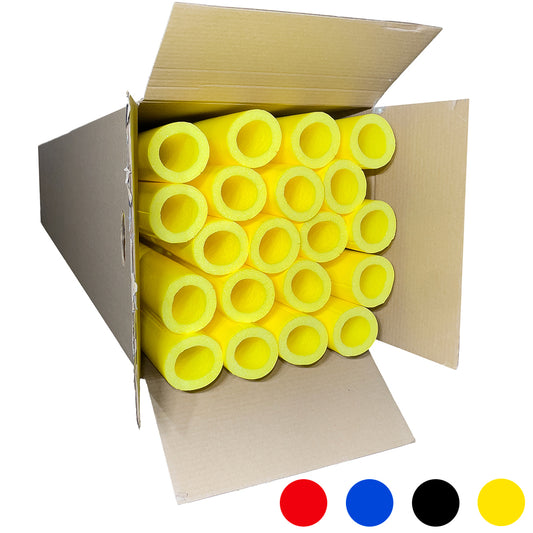 Oodles of Noodles Tough Skin Foam Clamp Padding 96 Inches Long Lasting Protection Indoor & Outdoor - 20 Count/4 Colors