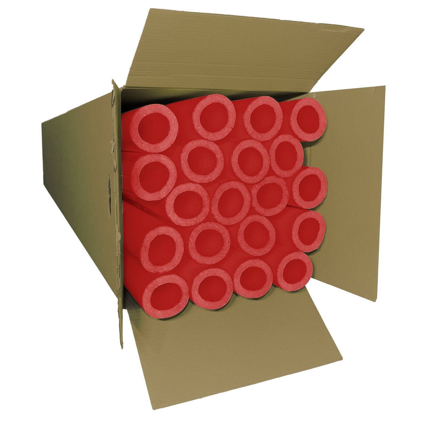 Oodles of Noodles Tough Skin Foam Clamp Padding 96 Inches Long Lasting Protection Indoor & Outdoor - 20 Count/4 Colors
