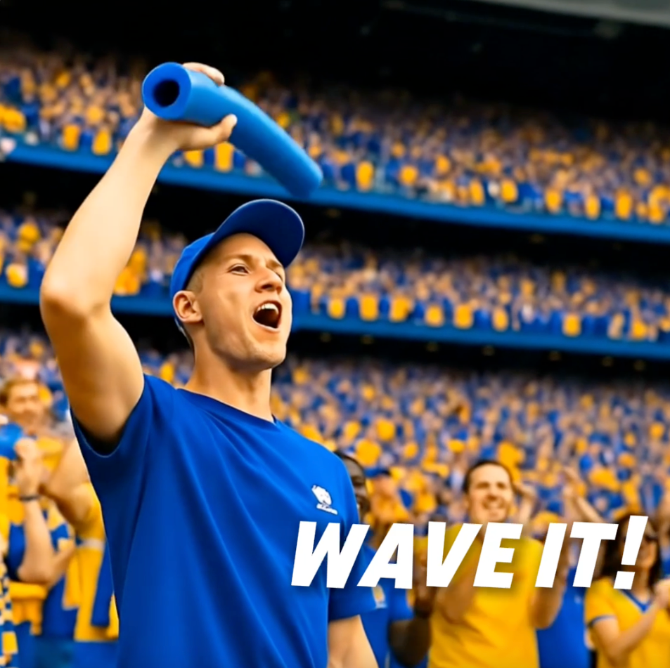 Oodles of Noodles Whistle Stik Foam Cheering Stick with Built-In Whistle – Noisemaker Clappers for Sports Events, Pep Rallies, and Team Spirit