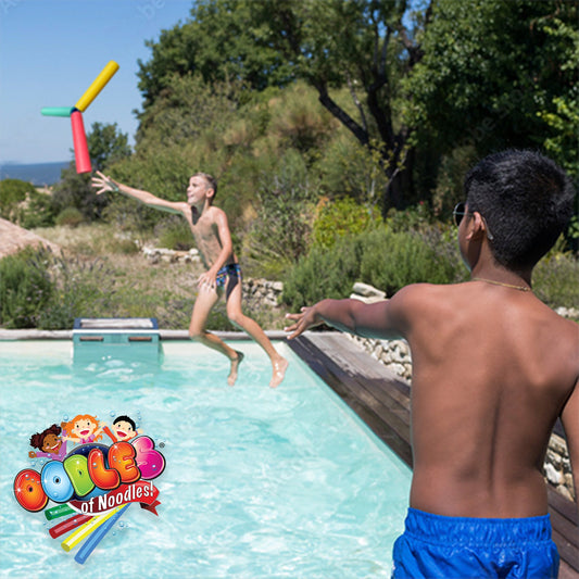 Oodles of Noodles Color Catch – Foam Hand-Eye Coordination & Reflex Training Tool for Kids & Adults – Boost Speed, Agility, Focus & Reaction Time for Sports, Fitness, Pool, and Beach