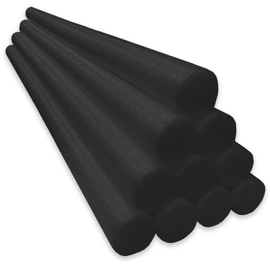 Oodles Of Noodles Solid-Core Black - 10 Pack