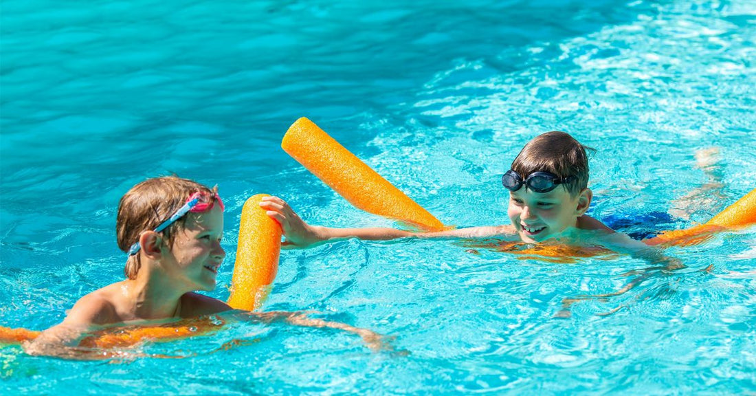 Steps for Making a Simple Boat out of Pool Noodles