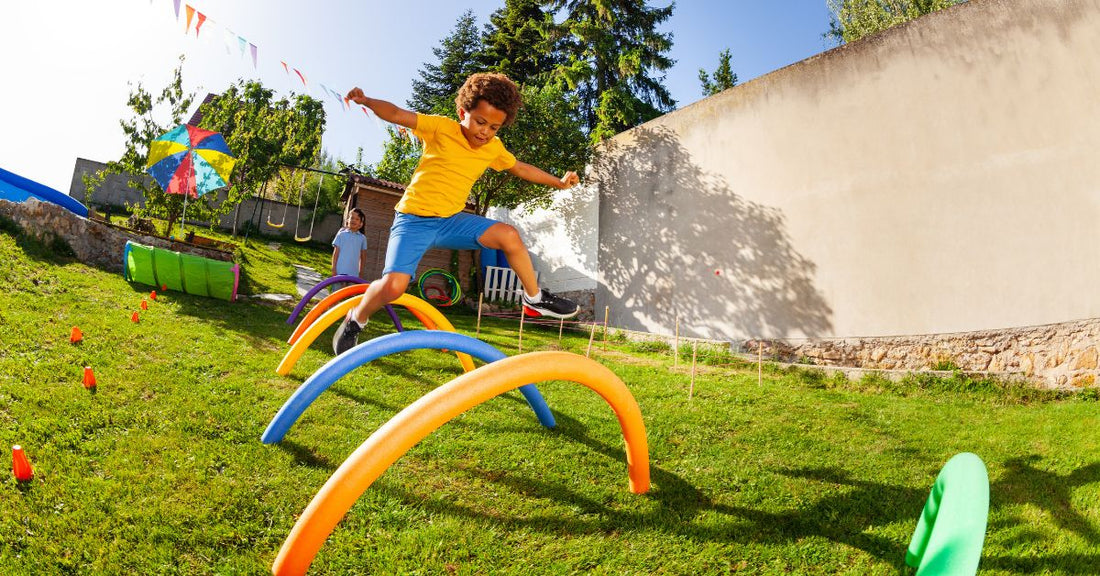 How To Make Pool Noodle Obstacles for Backyard Games