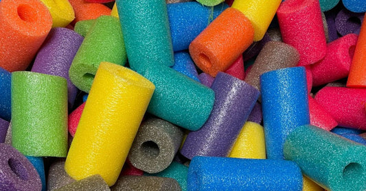 How To Upcycle a Mirror With Pool Noodles