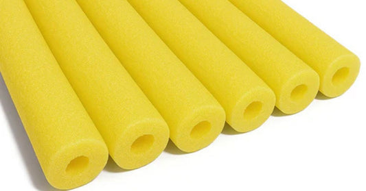 Using Bright Pool Noodles for Safety and Visibility
