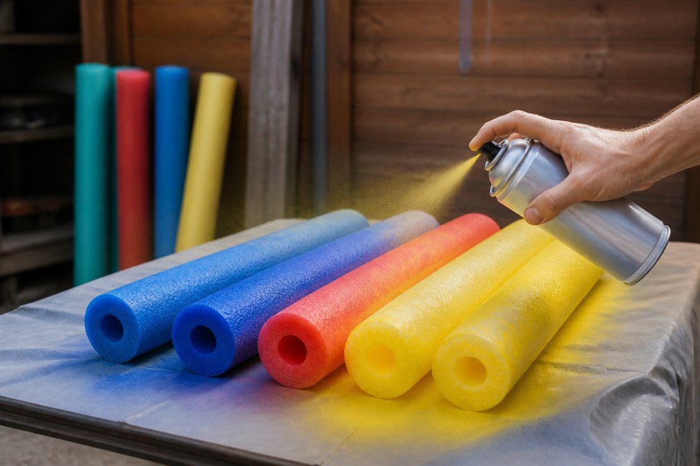 Can You Spray Paint Pool Noodles? A Complete Guide