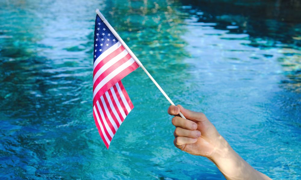 How To Use Pool Noodles for 4th of July Decorations