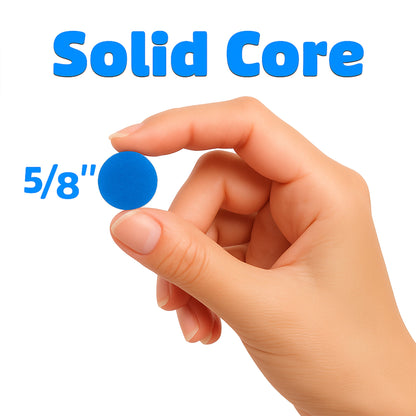 Oodles of Noodles 5/8” × 20 ft Foam Noodles for Crafts – Solid-Core Foam Tubes Cylinder Backer Rods for Modeling & DIY Arts & Crafts