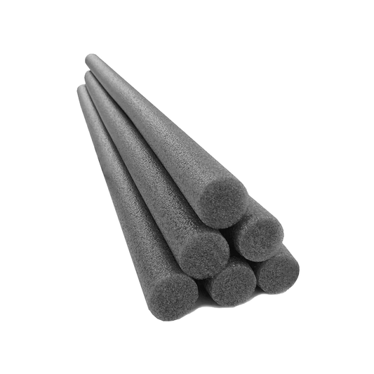 6 Pack Sticks Craft Foam 1.5" x 35" - Gray