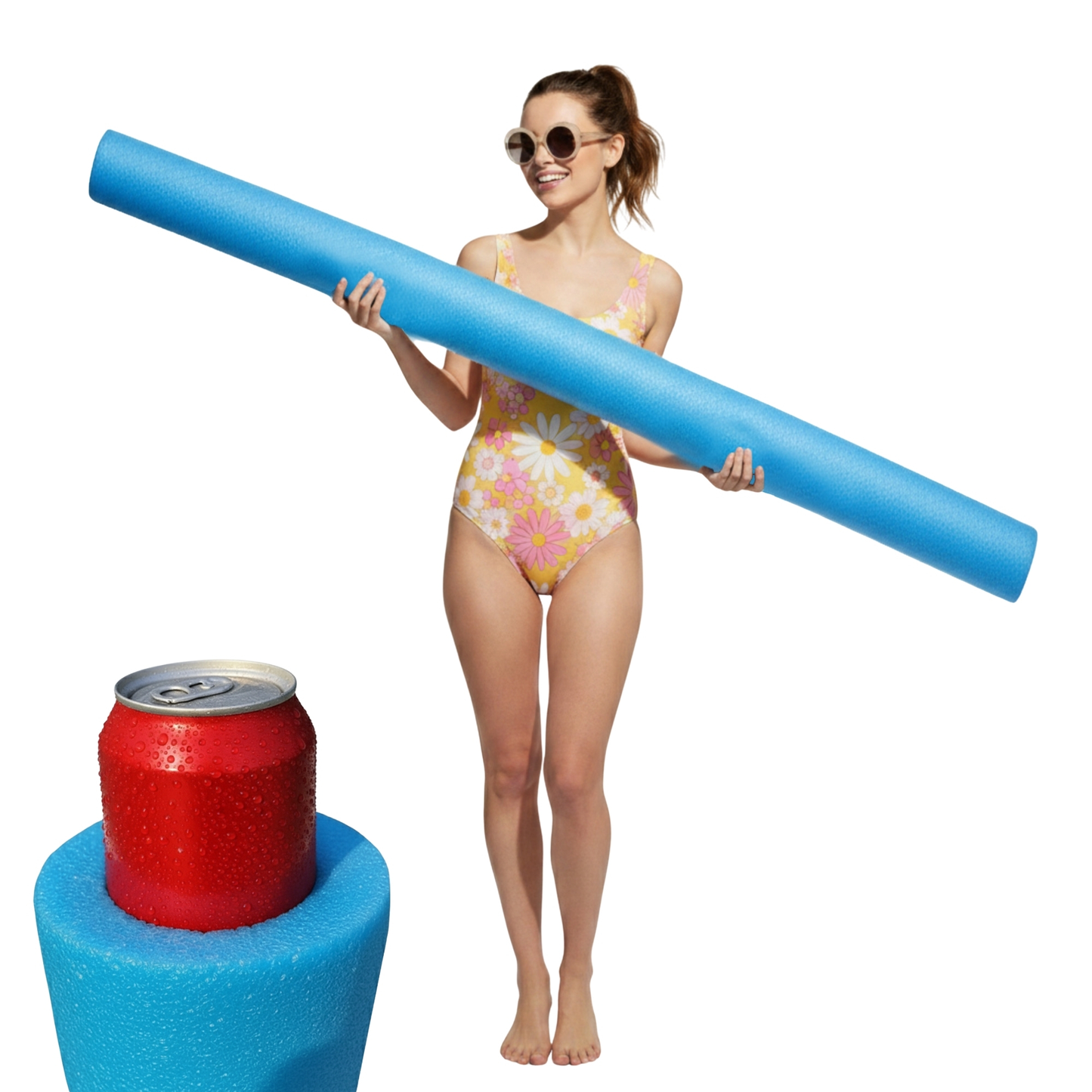 OodleMaxx Giant Pool Noodle Blue- 1, 3, 12 Count Packs