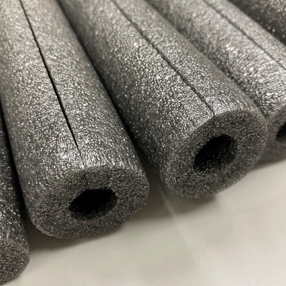 Foam King Insulating Foam Copper Pipe Covers for 1/2 pipe.  3 ft length. Fire Retardant, Black Finish