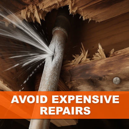 4 Pack Foam King Insulating Foam Copper Pipe Covers - Select Your Size