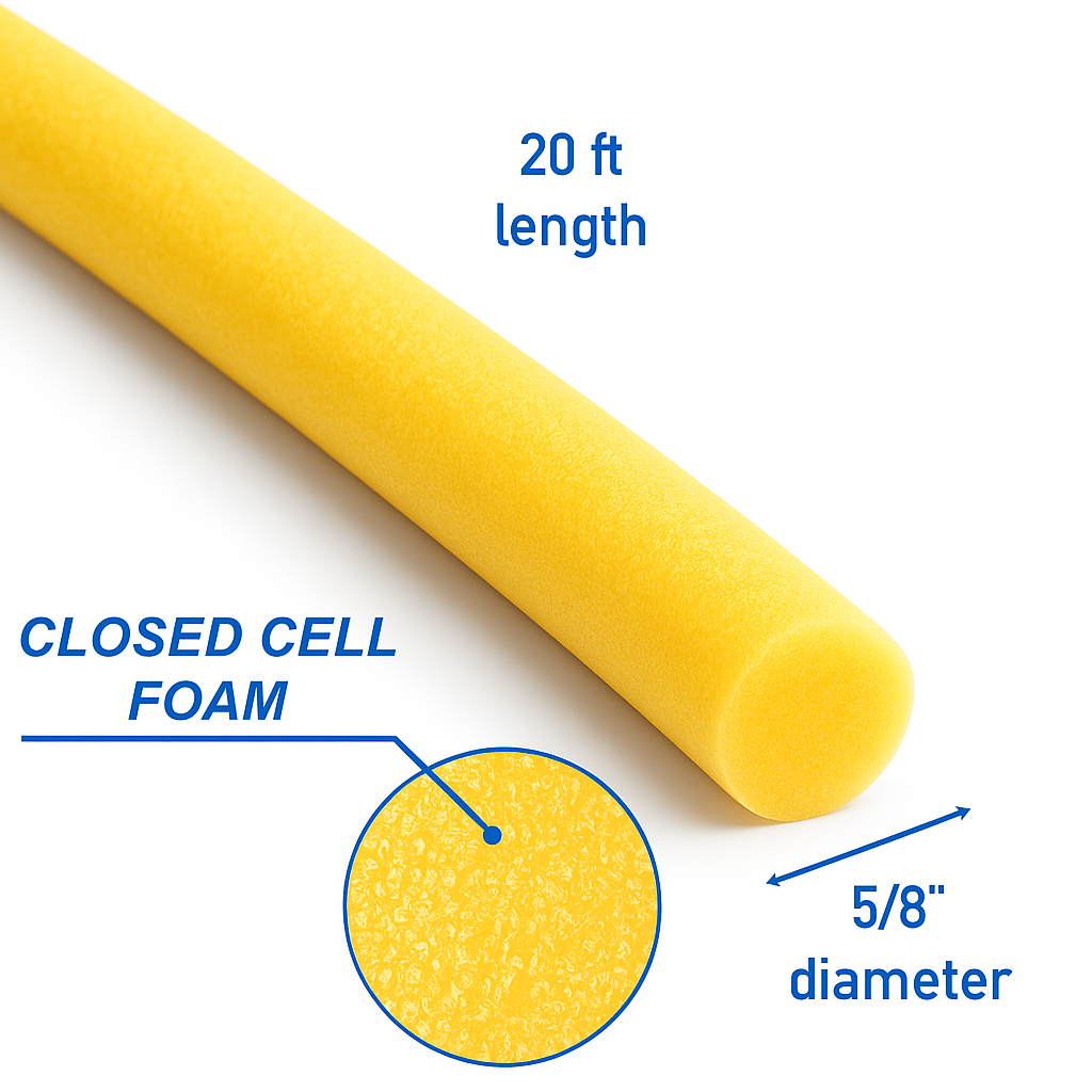 Noodle Rope Craft Foam - 20 Feet