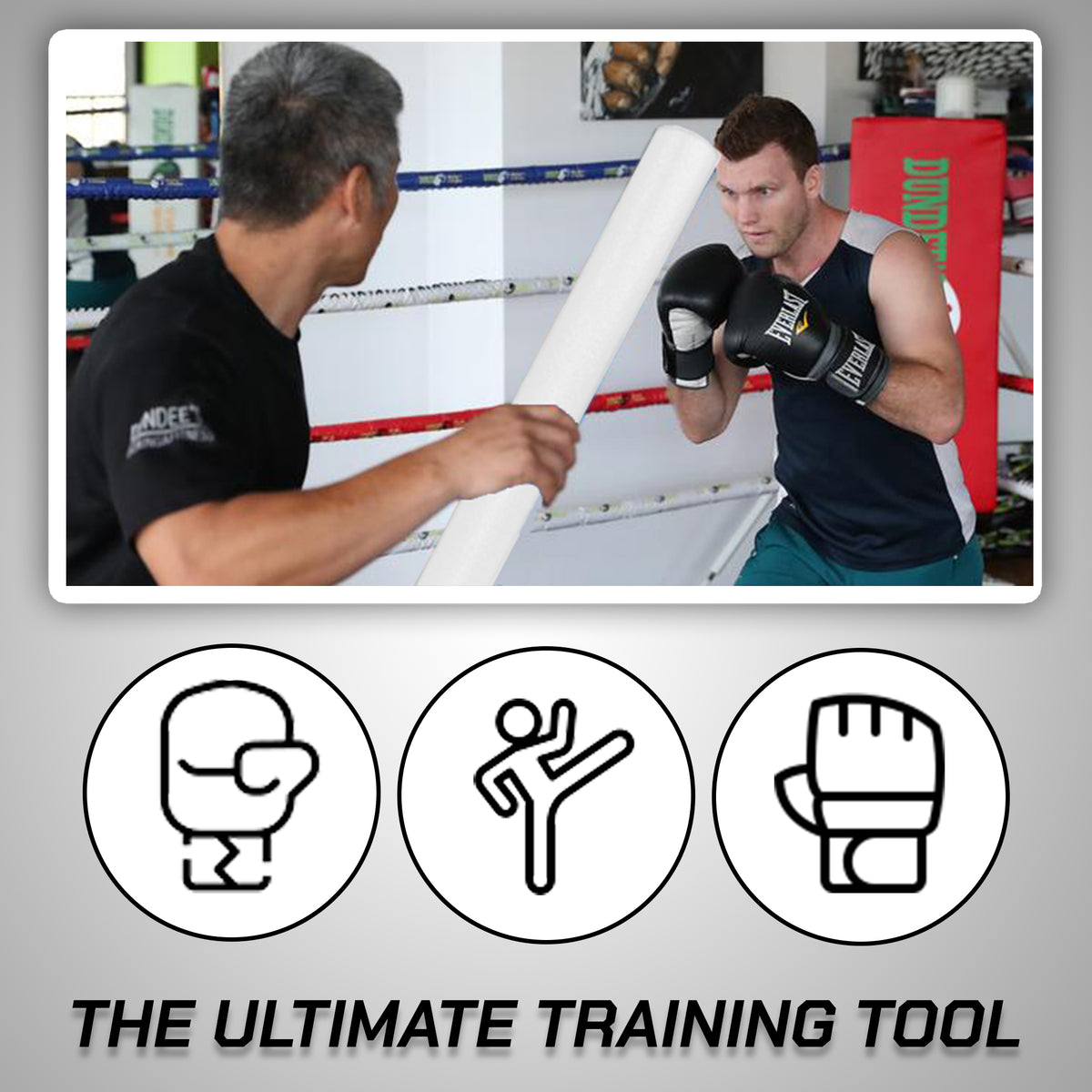 Foam Combat Training Sticks for Boxing and Martial Arts (Yellow)