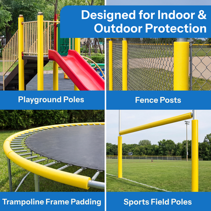 Oodles of Noodles Tough Skin Foam Clamp Padding, 48 inch x 3.25 inch Foam - Multipurpose Partial Slit Tube, Long Lasting Indoor and Outdoor Protection