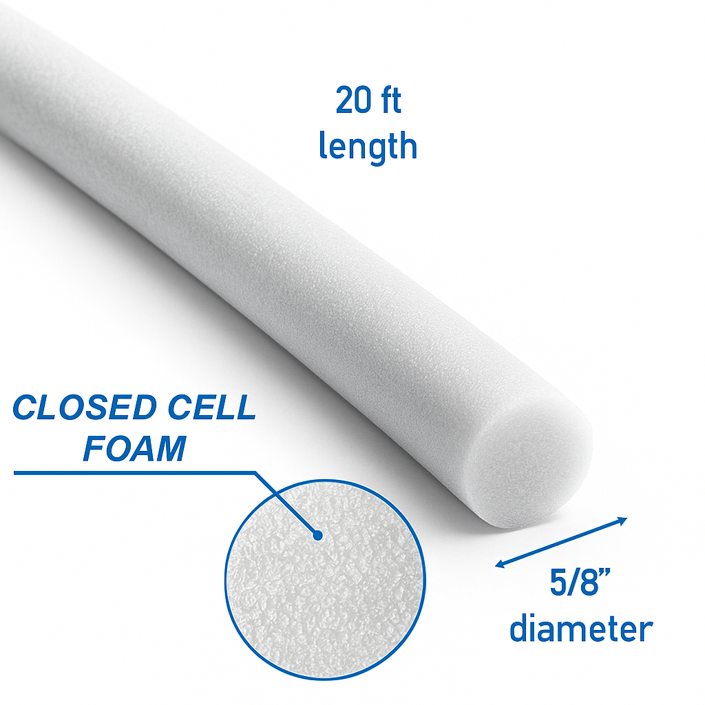 Noodle Rope Craft Foam - 20 Feet