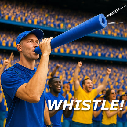 Oodles of Noodles Whistle Stik Foam Cheering Stick with Built-In Whistle – Noisemaker Clappers for Sports Events, Pep Rallies, and Team Spirit