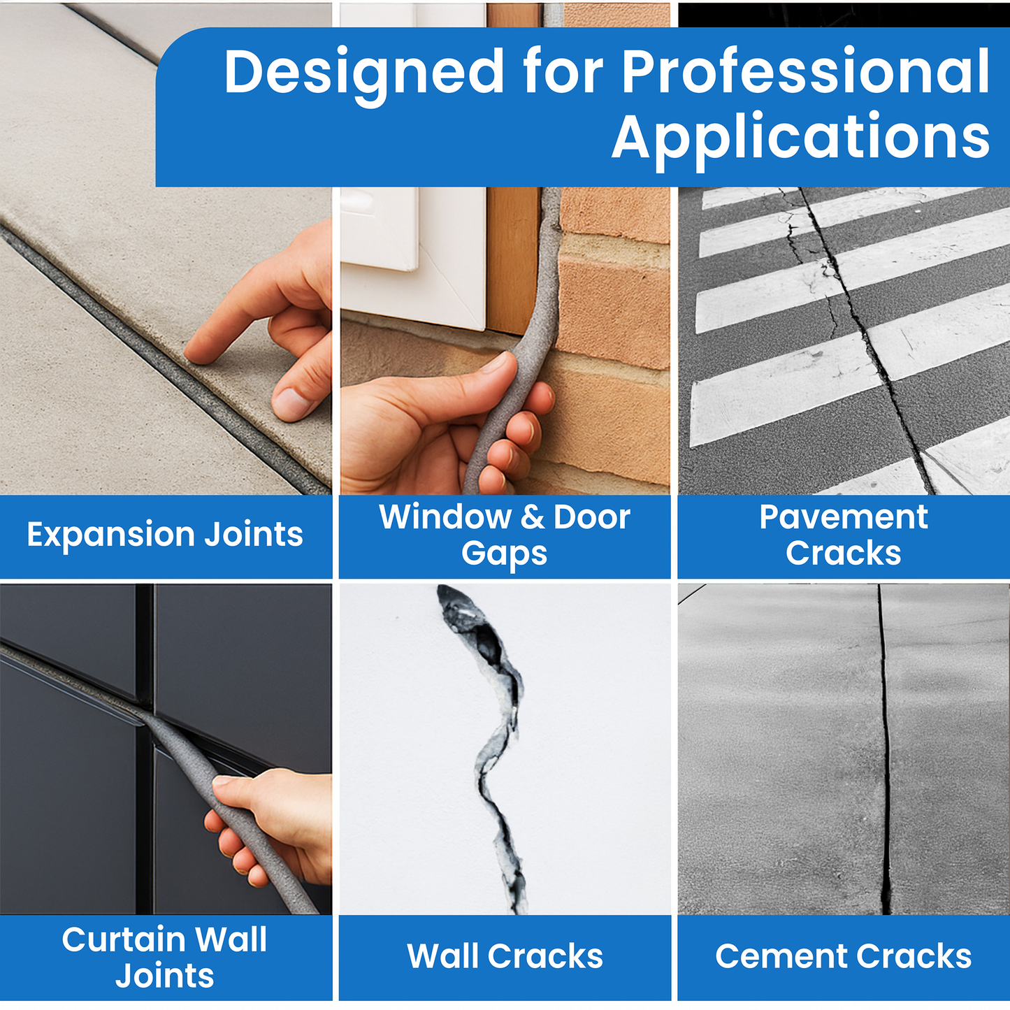 FILL-RITE Foam Backer Rod 6 Foot by 5 Inch Diameter Individual