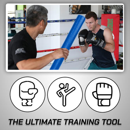 Foam Combat Training Sticks for Boxing and Martial Arts (Yellow)