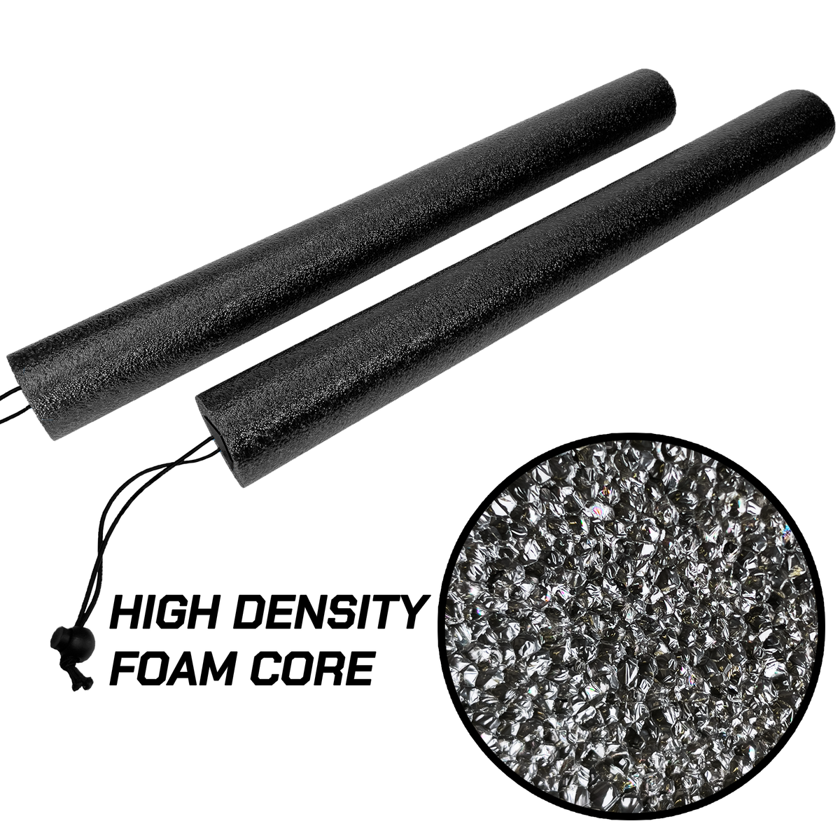 Foam Combat Training Sticks for Boxing and Martial Arts (Yellow)
