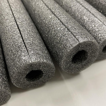 Foam King Insulating Foam Copper Pipe Covers for 1/2 pipe.  3 ft length. Fire Retardant, Black Finish