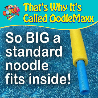 OodleMaxx Giant Pool Noodle Blue- 1, 3, 12 Count Packs