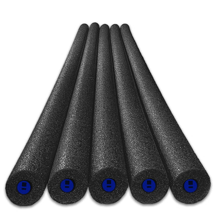 Tootle Noodle 5 Pack Foam Pool Noodles with Built-In Whistle Colorful, Buoyant, and Fun for Kids Water Play Pool Parties