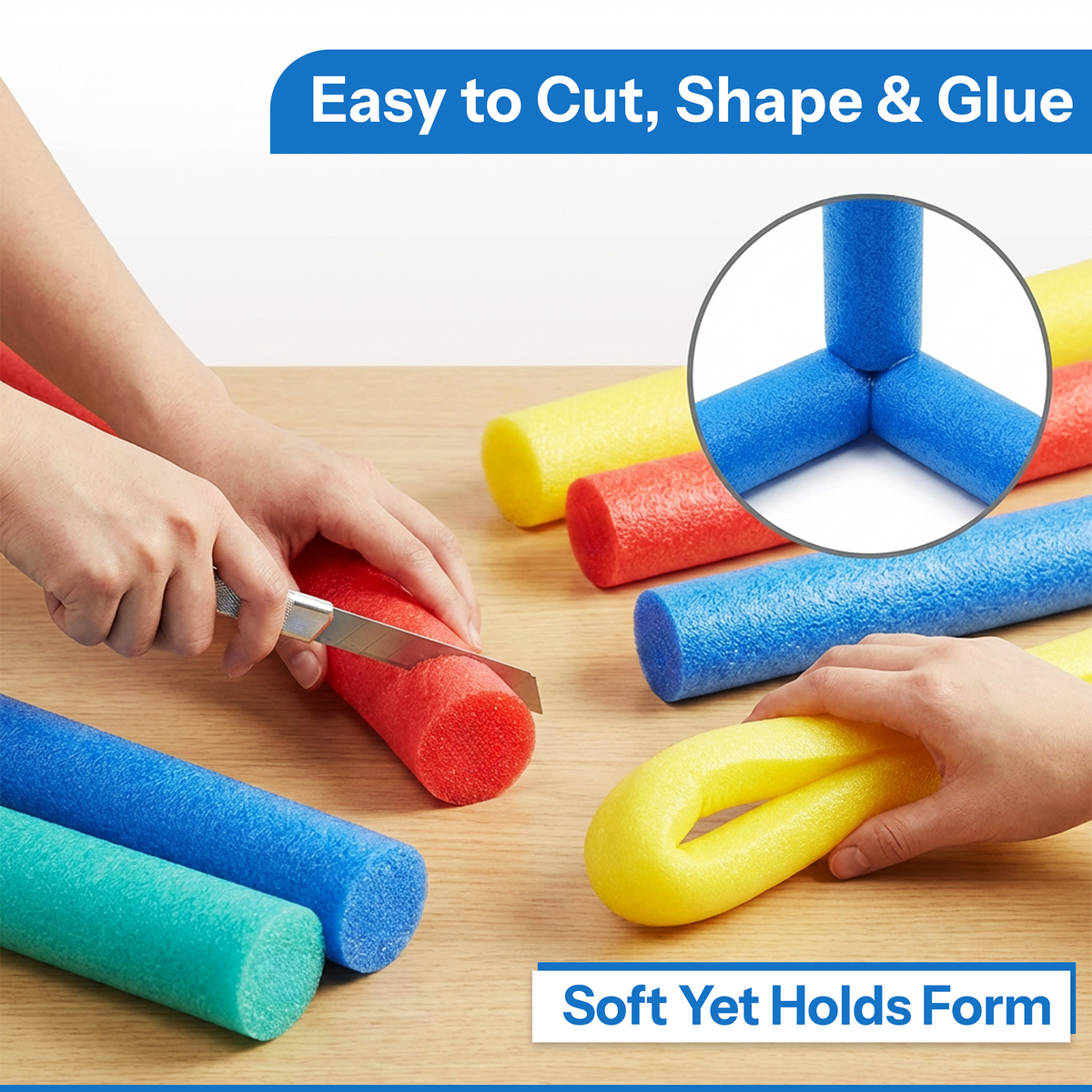 8 Pack Sticks Craft Foam - 5 Colors Available