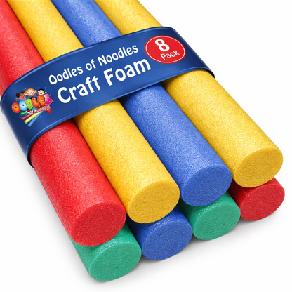 8 Pack Sticks Craft Foam - 5 Colors Available