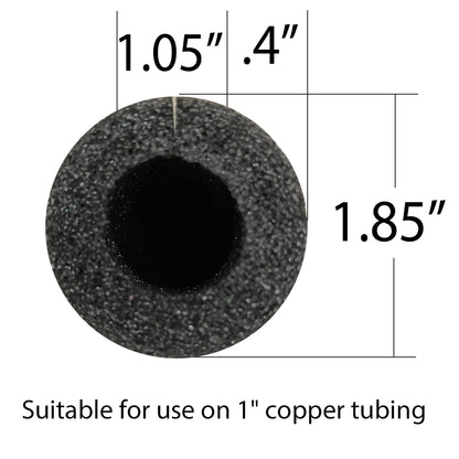 Foam King Bulk Pipe Insulation - 1 in. x 3 ft. - 100 Count