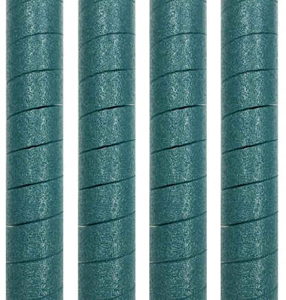 4 Pack Curlz Craft Foam Pre-Cut Spiral. Red, Blue, Yellow, Green