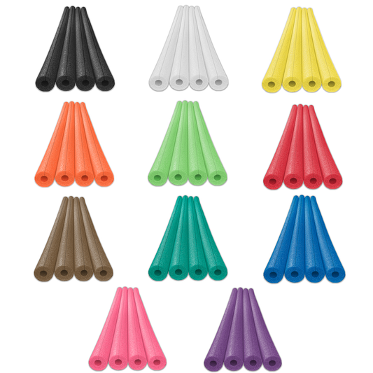 Standard Clamp-On Foam 11 Colors - 4 Pack
