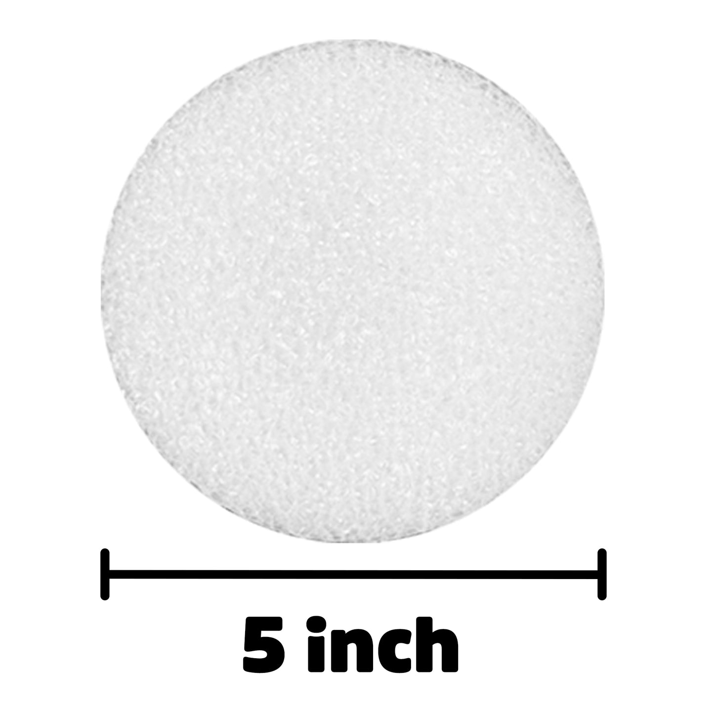 Oodles of Noodles 5 Inch Solid Foam Tube Backer Rod for Crafts Construction DIY - White