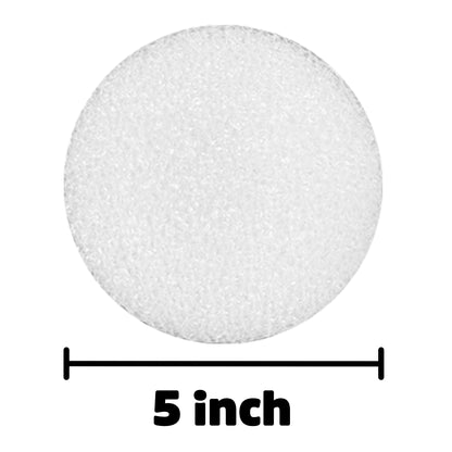Oodles of Noodles 5 Inch Solid Foam Tube Backer Rod for Crafts Construction DIY - White