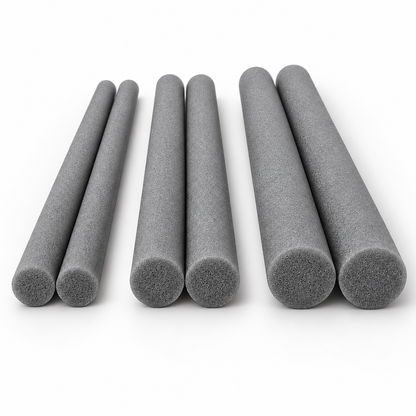 Assorted Size Foam Backer Rod – 6 Pack | 1.5”, 2”, and 2.5” Diameters | 35” Length