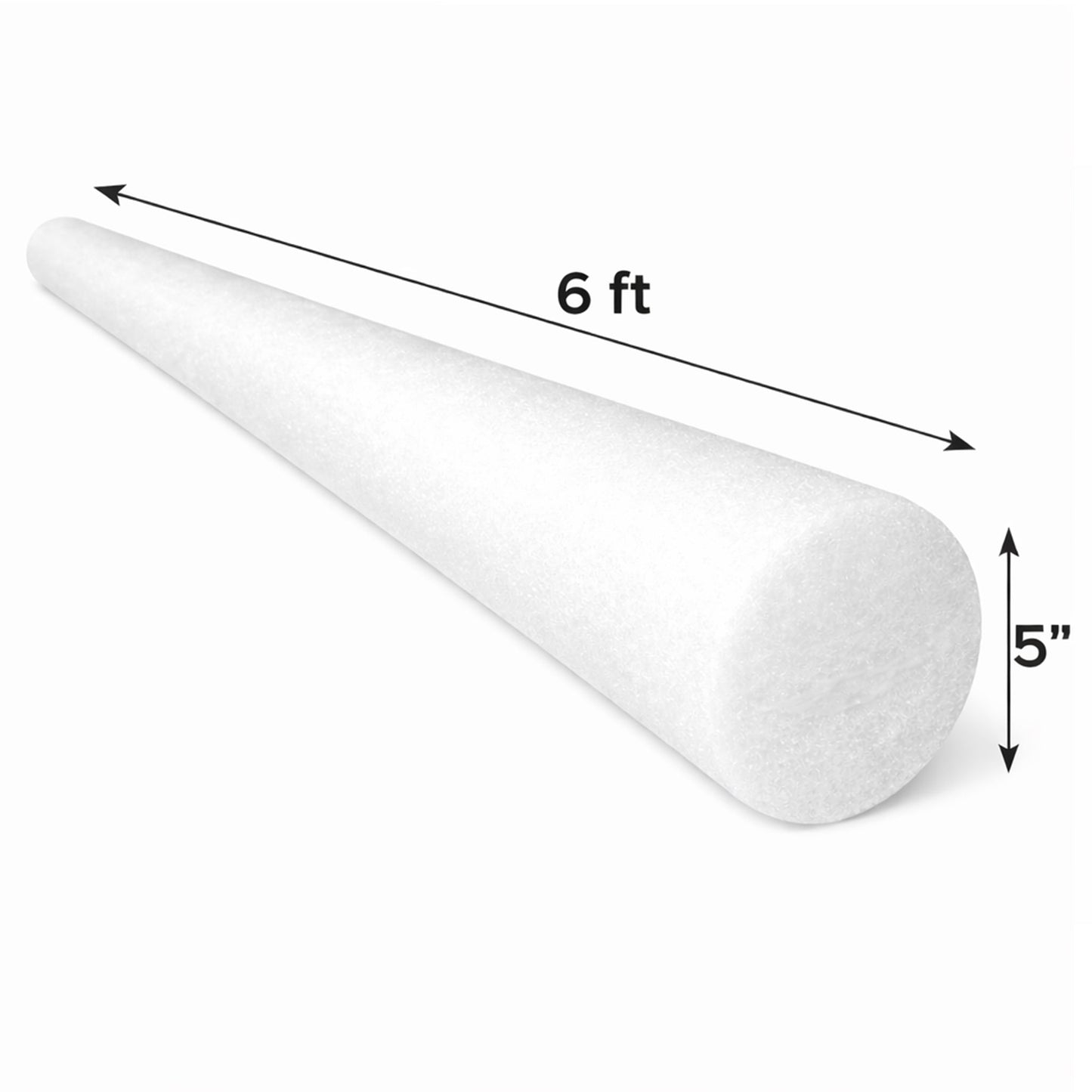 FILL-RITE Foam Backer Rod 6 Foot by 5 Inch Diameter - 6 Pack