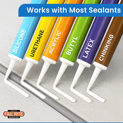 FILL-RITE Foam Backer Rod 6 Foot by 5 Inch Diameter - 6 Pack