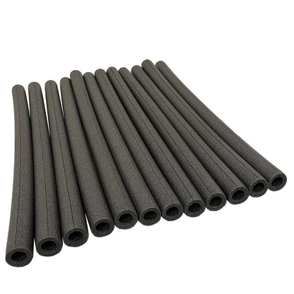 Foam King Insulating Foam Copper Pipe Covers for 1/2 pipe.  3 ft length. Fire Retardant, Black Finish