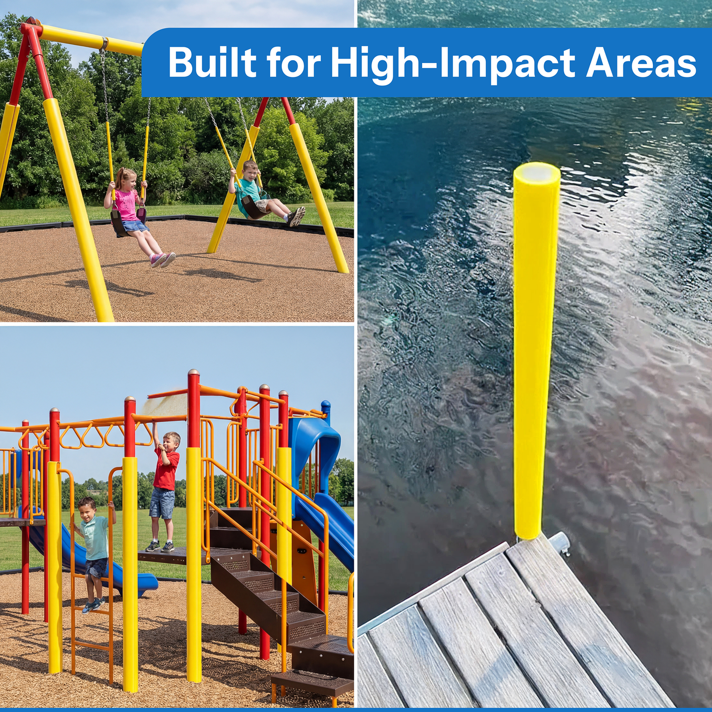 Oodles of Noodles Tough Skin Foam Clamp Padding, 48 inch x 3.25 inch Foam - Multipurpose Partial Slit Tube, Long Lasting Indoor and Outdoor Protection