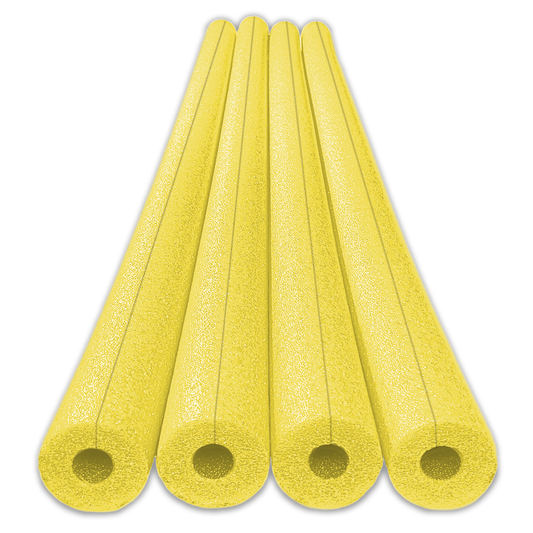 Standard Clamp-On 50" Foam Yellow - 4 Pack