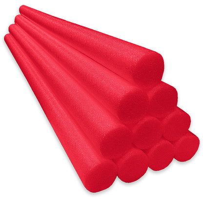 Oodles Of Noodles Solid-Core Red - 10 Pack