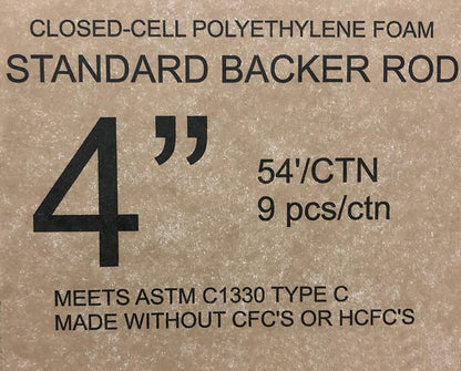 Closed Cell Polyethylene Foam Backer Rod