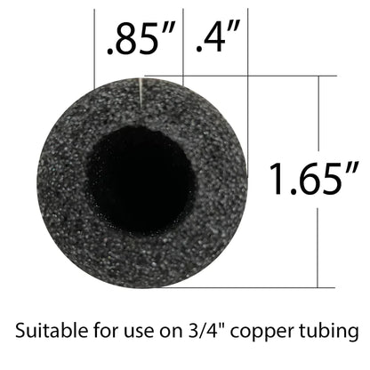 Foam King Bulk Pipe Insulation - 3/4 in. x 3 ft. - 145 Count