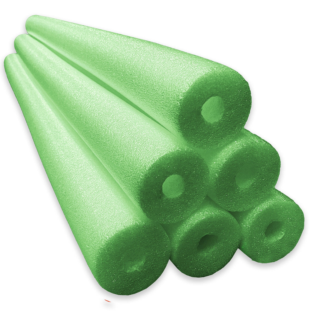 Lime Green Jumbo Pool Noodles 6-Count Pack | FoamNoodles.com