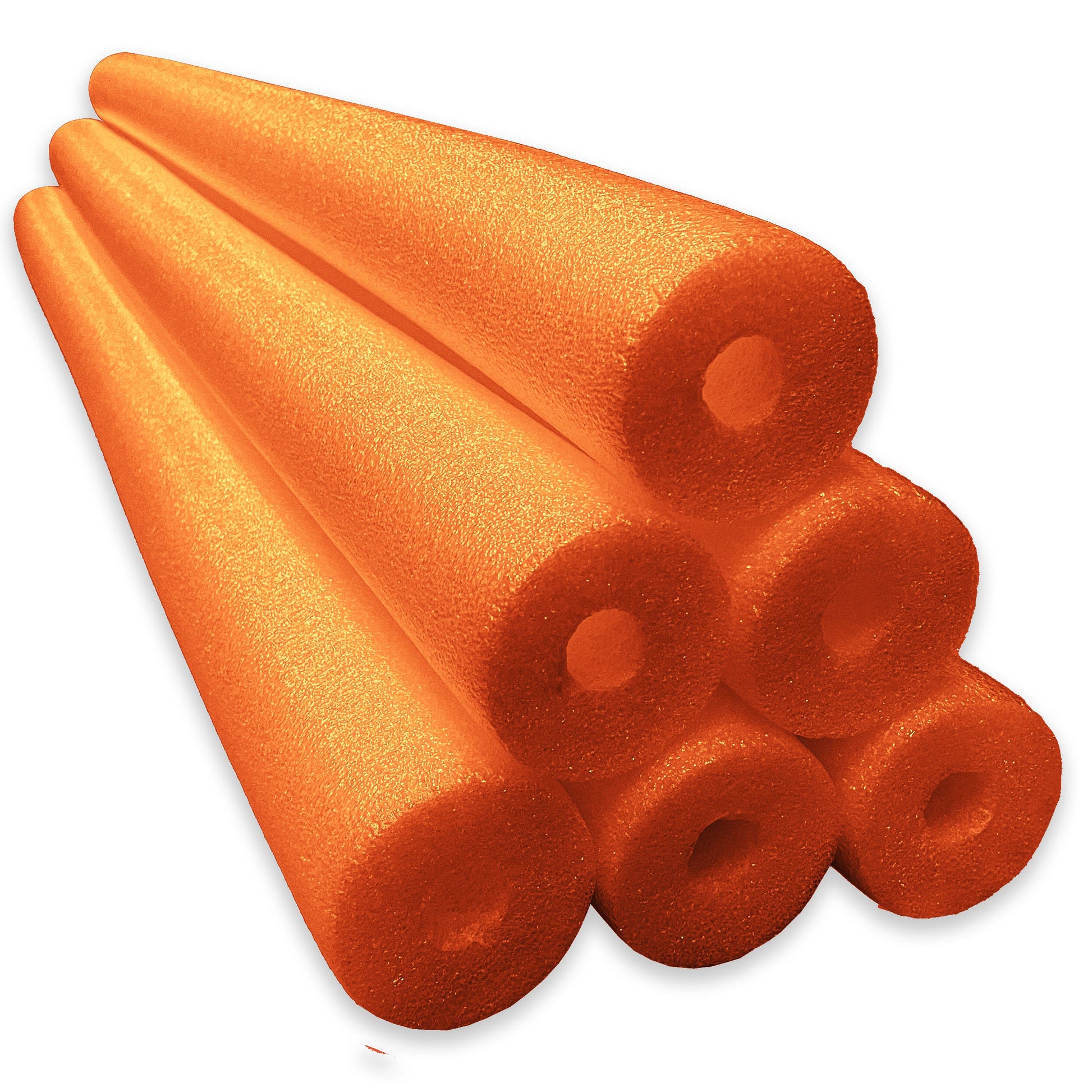6 Pack Jumbo Swimming Pool Noodle Foam Multi-Purpose - Orange