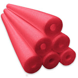 Oodles of Noodles™ Red Jumbo Foam Noodle -  FREE SHIPPING! - 6 Count Pack