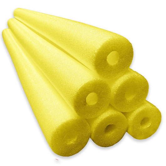 Yellow Jumbo Pool Noodles 6-Count Pack