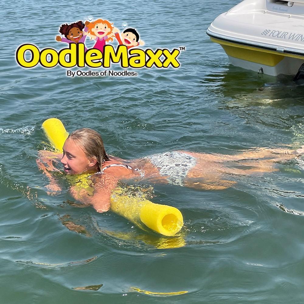 OodleMaxx Giant Pool Noodle Yellow - One, Three, Twelve Count