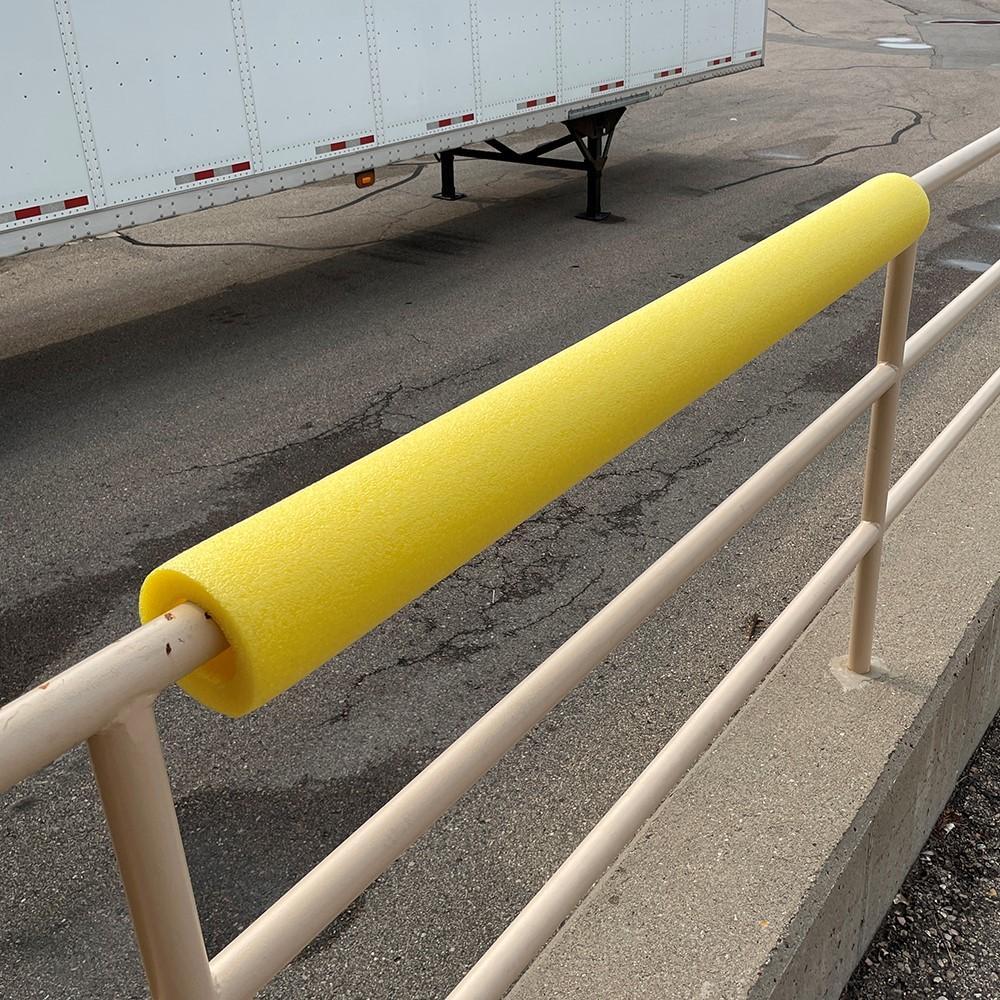 12 Large Diameter Pre-Slit Clamp Foam Protection Yellow